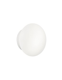 Ideal Lux Bubble PL1 plafoniera in materiale plastico bianco per esterni E27 60W