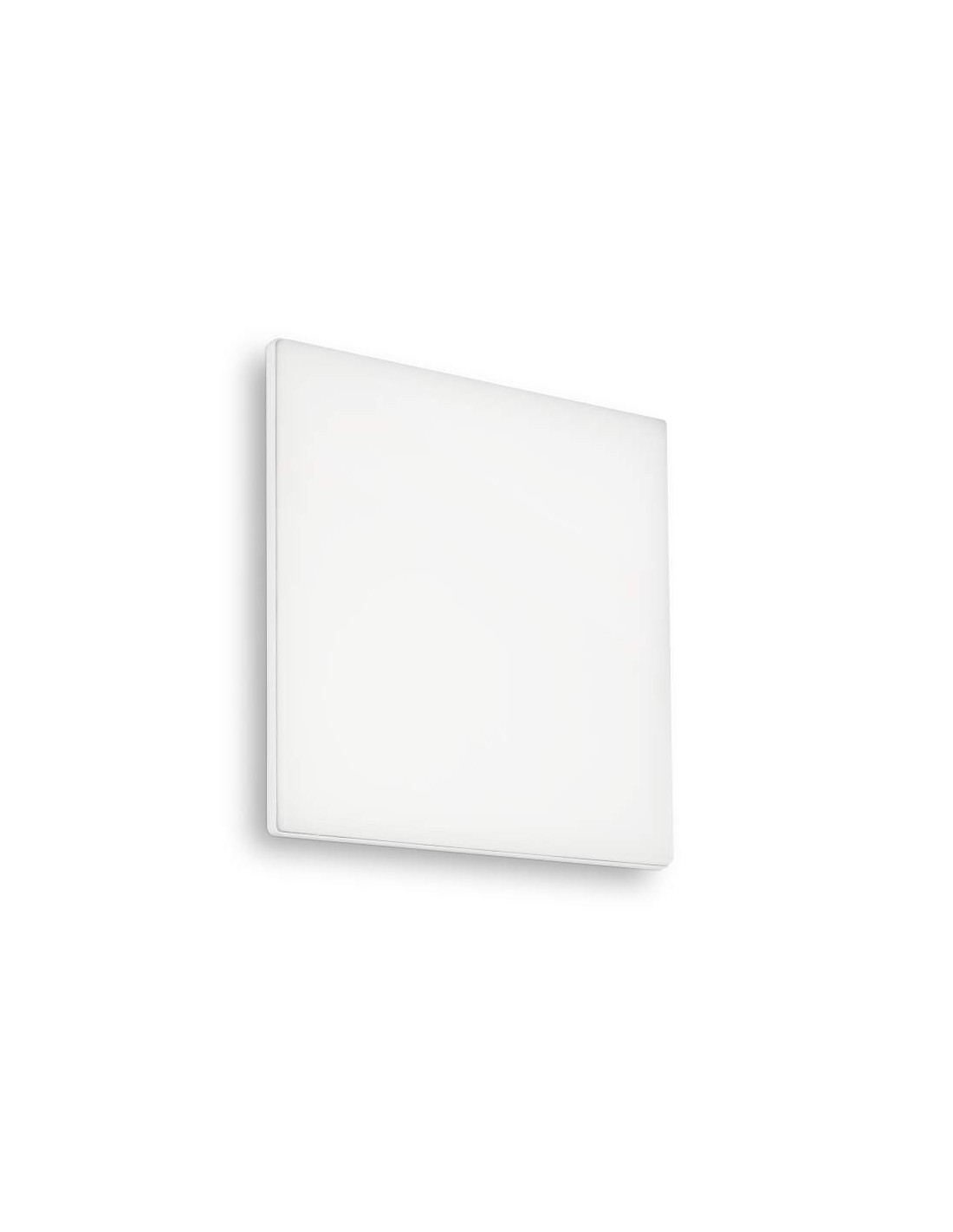 Ideal Lux Mib PL Square plafoniera led in materiale plastico opale per esterni