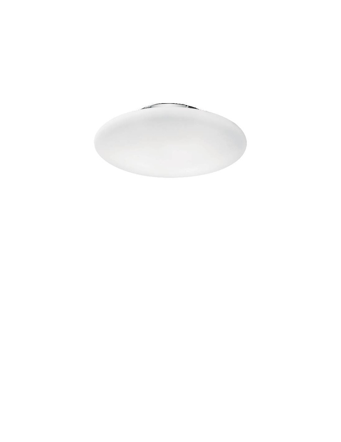 Ideal Lux Smarties PL1 D33 plafoniera moderna in vetro E27 60W