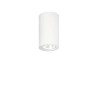 Ideal Lux Tower PL1 Round : plafonnier rond à LED en plâtre, douille GU10