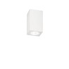 Ideal Lux Tower PL1 Square plafoniera squadrata con corpo luce in gesso GU10