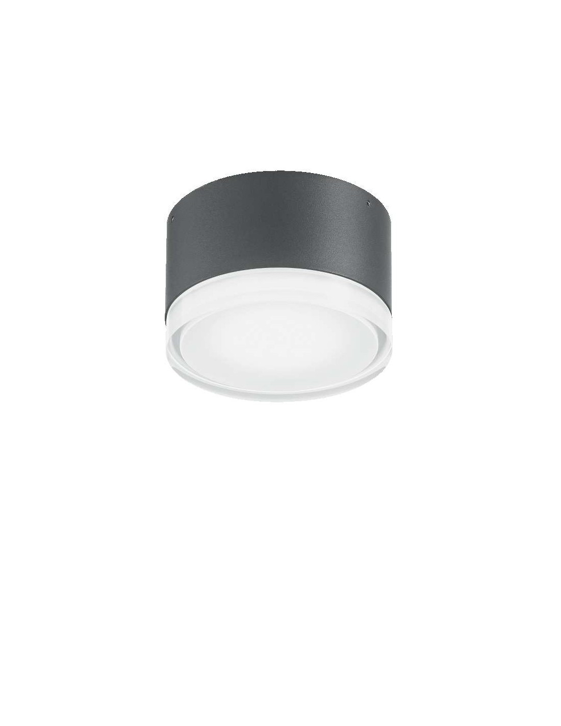 Ideal Lux Urano PL1 Small plafoniera per esterni in alluminio verniciato GX53