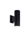 Ideal Lux Base AP2 : applique murale d'extérieur en aluminium avec double diffuseur, GU10, 28 W