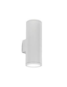 Ideal Lux Gun AP2 Big : applique murale d'extérieur en aluminium, E27, 60 W