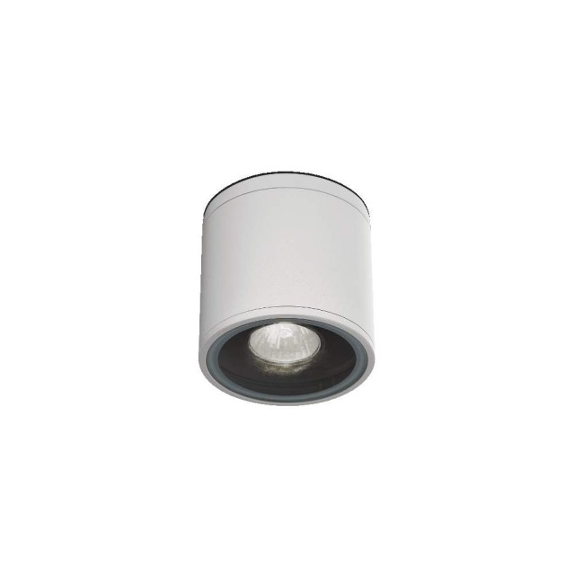 Ideal Lux Gun PL1 bianco plafoniera per esterno in alluminio GU10 28W