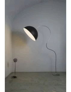 In-Es Artdesign Mezza Luna piantana curva bicolore