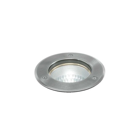 Ideal Lux Park PT Round Medium faretto da incasso a suolo o parete con corpo luce in PVC E27 60W
