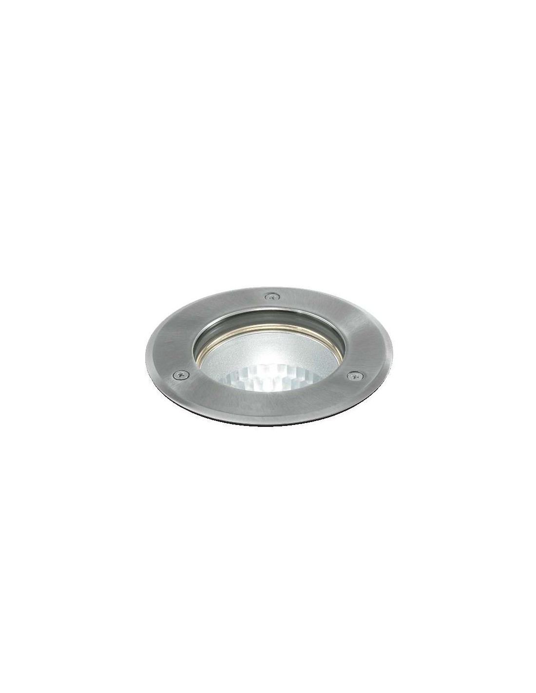 Ideal Lux Park PT Round Medium faretto da incasso a suolo o parete con corpo luce in PVC E27 60W