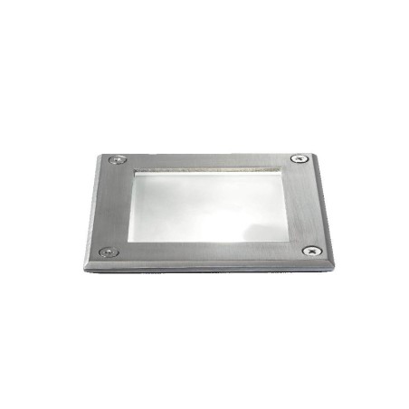 Ideal Lux Park PT1 Square faretto da incasso a suolo o parete con corpo luce in PVC G9 15W