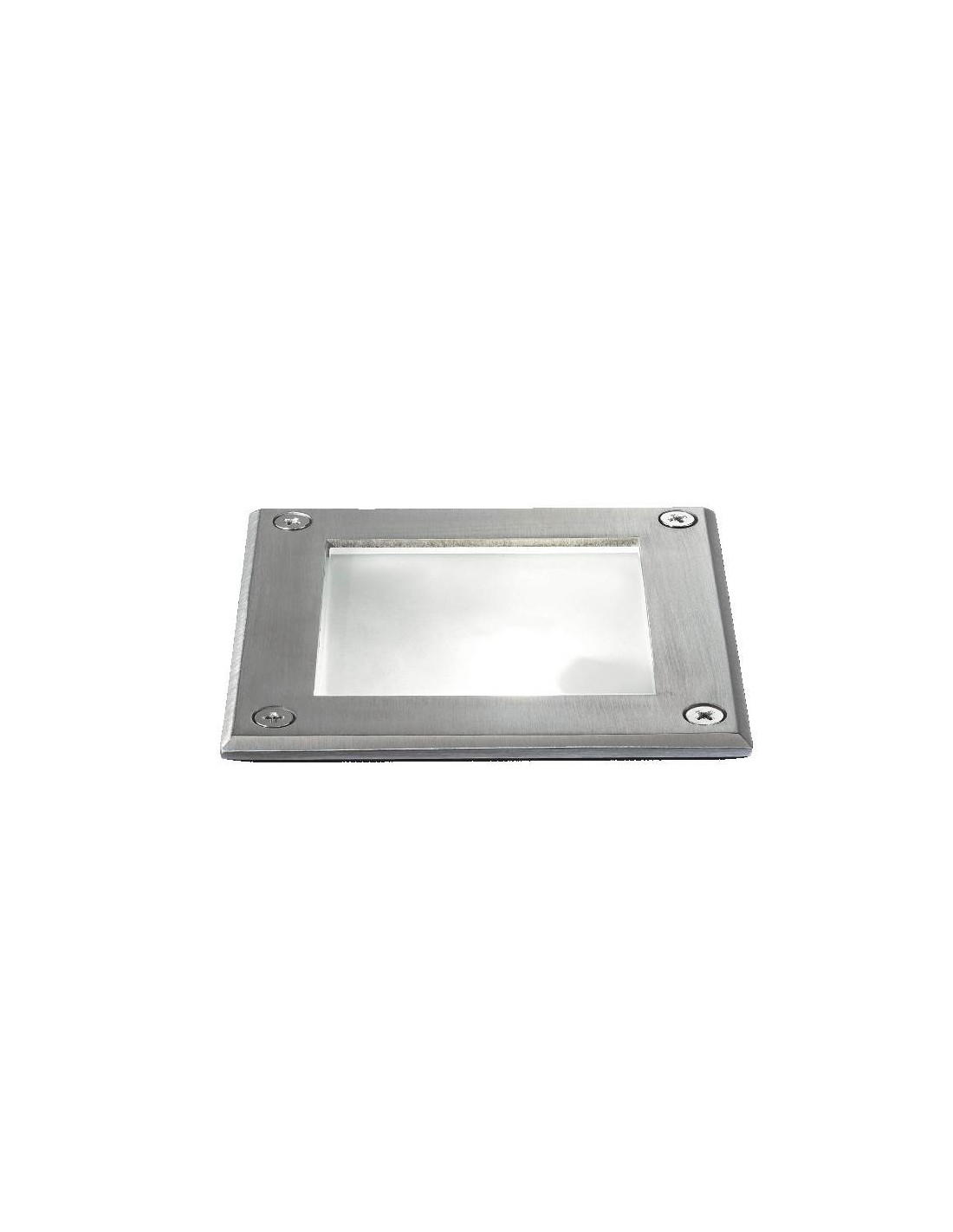 Ideal Lux Park PT1 Square faretto da incasso a suolo o parete con corpo luce in PVC G9 15W