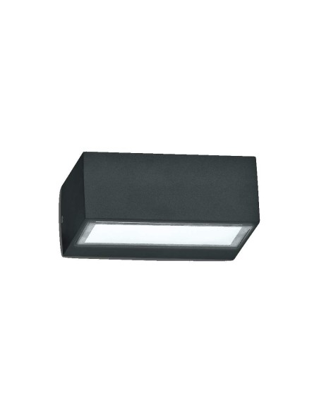 Ideal Lux Twin AP1 Big : applique murale d'extérieur en aluminium peint, douille G9