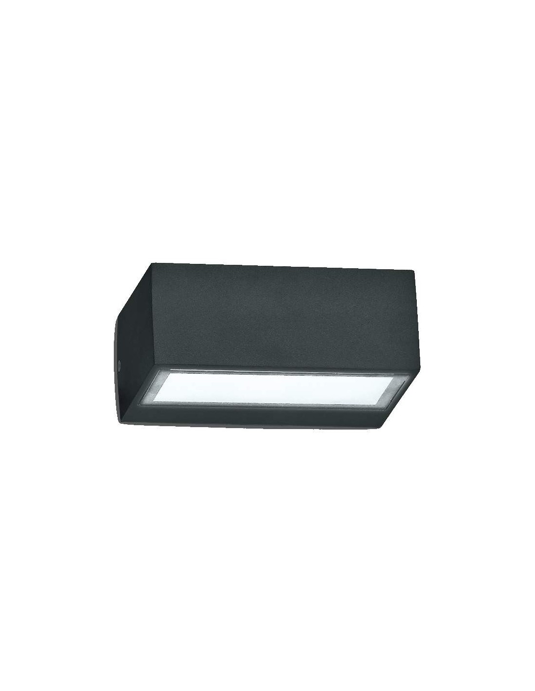 Ideal Lux Twin AP1 Big : applique murale d'extérieur en aluminium peint, douille G9
