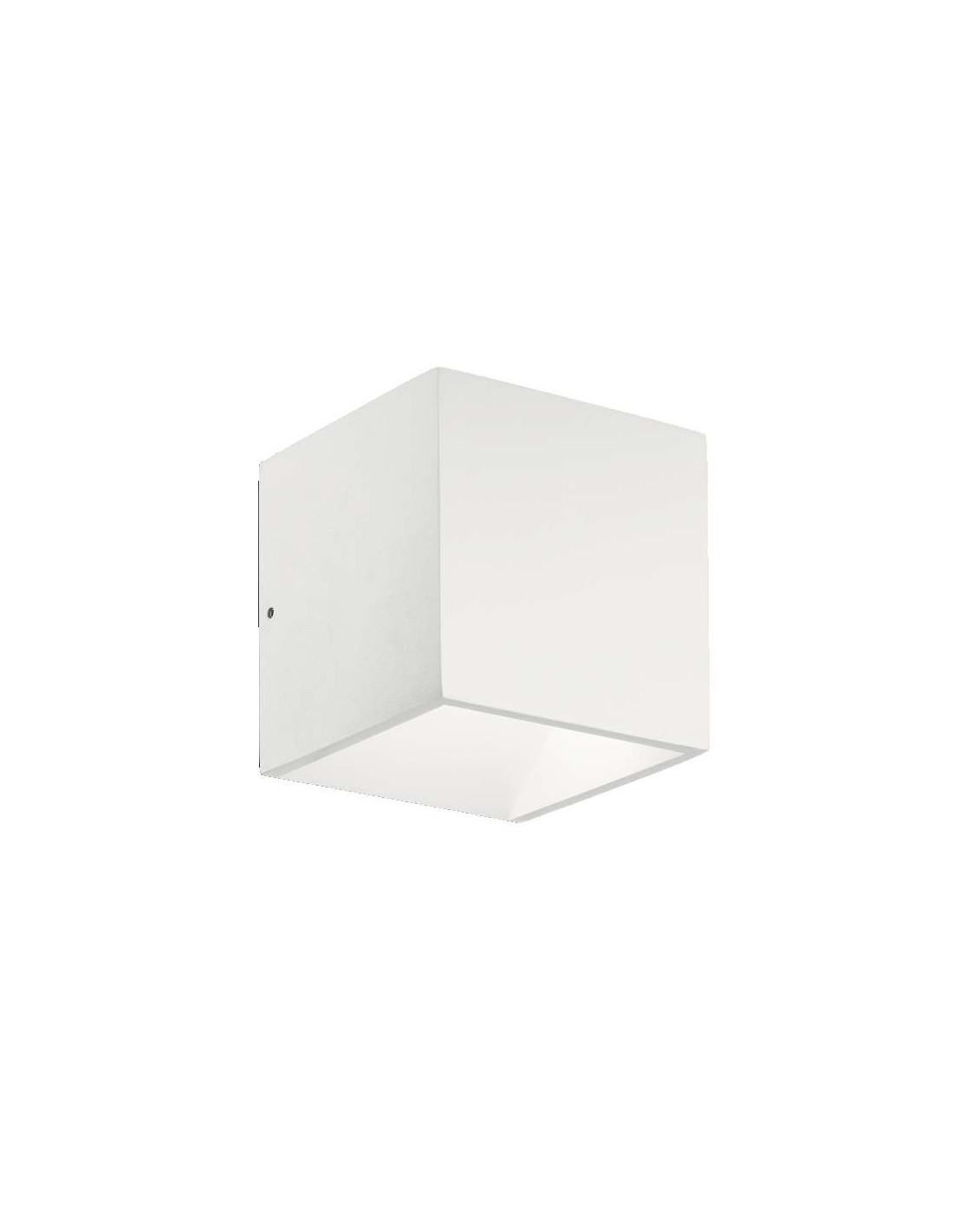 Ideal Lux Rubik AP1 : applique murale d'extérieur à LED en aluminium peint
