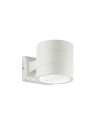 Applique murale d'extérieur Ideal Lux Snif AP1 Round avec double diffuseur G9