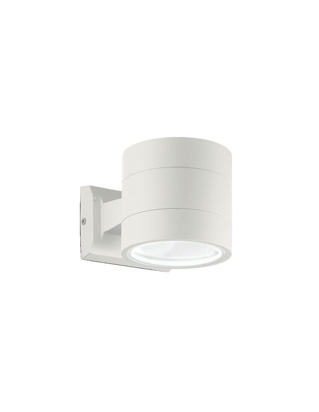 Applique murale d'extérieur Ideal Lux Snif AP1 Round avec double diffuseur G9