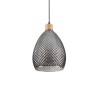Ideal Lux Bergen-1 SP1 lampadario in vetro soffiato colore fumè E27 60W