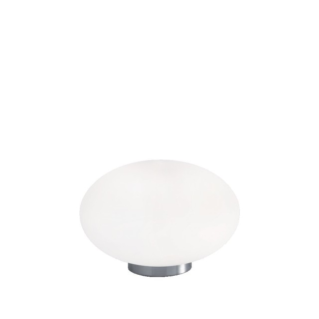 Ideal Lux Candy TL1 : lampes de bureau modernes, lampe de bureau, lampe de table sphérique, lampe de table blanche