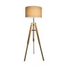 Ideal Lux Klimt PT1 lampada da terra soggiorno in legno naturale E27 60W