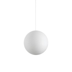 Ideal Lux Carta SP1 D40, lustre blanc effet papier, E27, 25 W