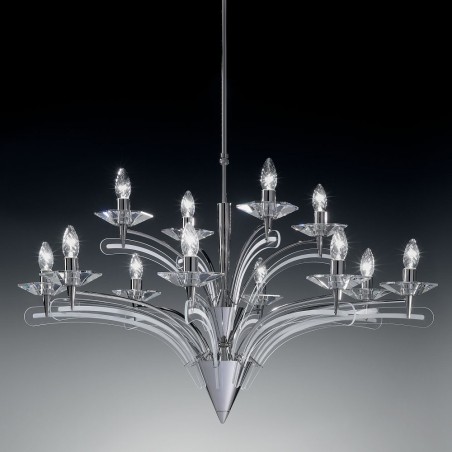 Icaro 12 luci Metallux lampadario classico