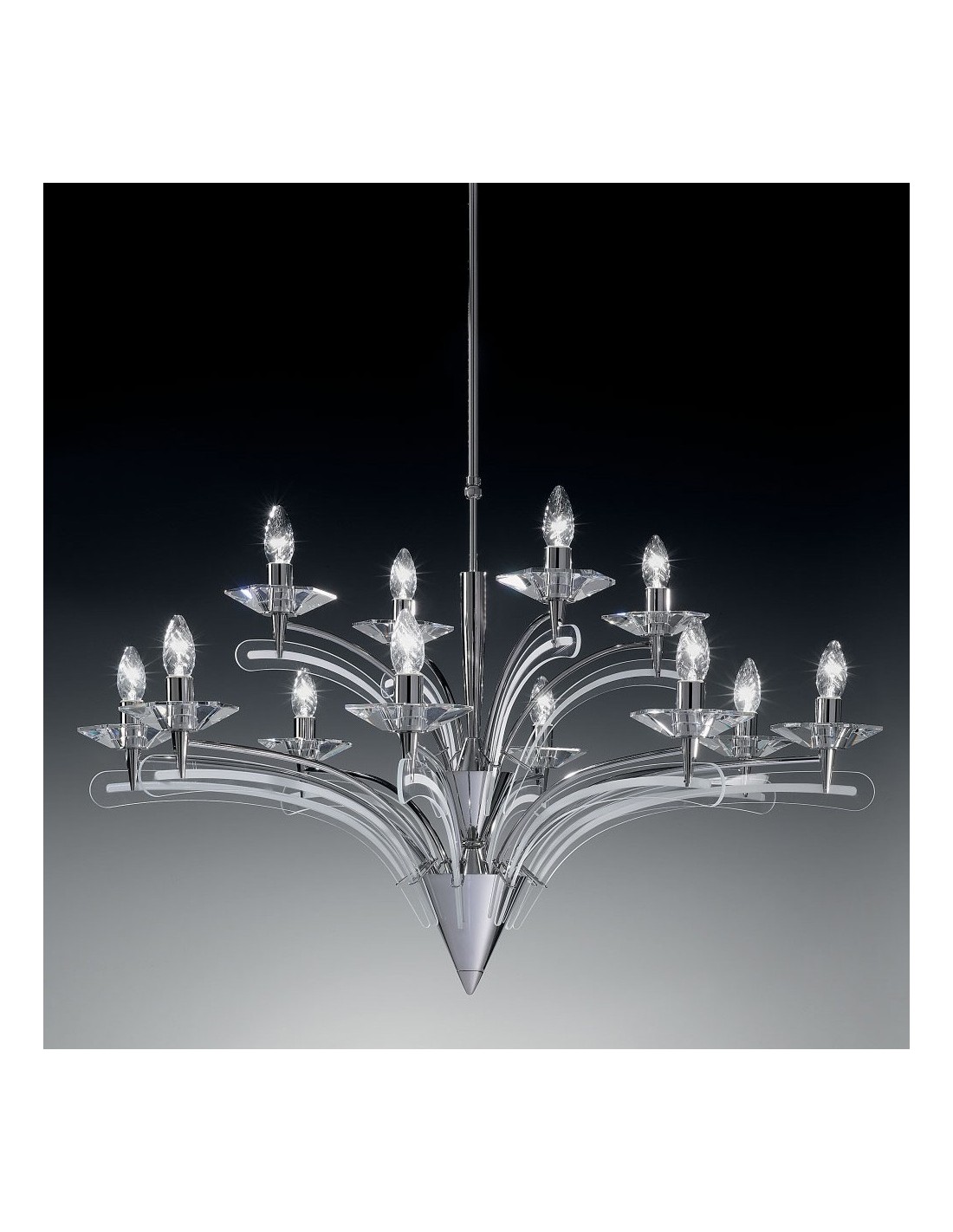 Icaro 12 luci Metallux lampadario classico