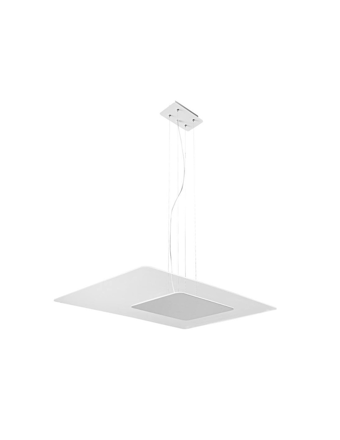 Rossini CRYSTAL lampadari moderni led, illuminazione cucina led soffitto, lampadario rettangolare led, lampadario luminoso