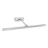 Rossini SAYA applique sopra specchio 12W cromo, applique da parete orientabile, lampade led da specchio bagno.