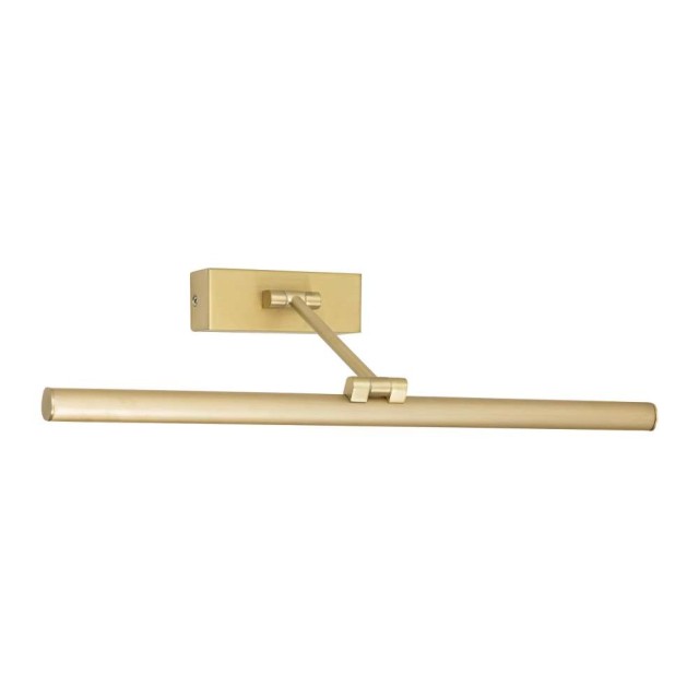 Rossini SAYA, lampe LED à fixer au-dessus du miroir de salle de bains, 12 W, or satiné, applique LED pour miroir de salle de bai