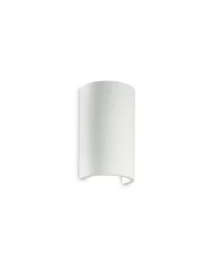Ideal Lux Flash Gesso AP1 Round lampada da parete in...