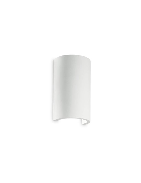 Ideal Lux Flash Gesso AP1 Round : applique en plâtre
