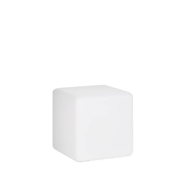 Ideal Lux Luna PT1 D30, lampe cubique de jardin