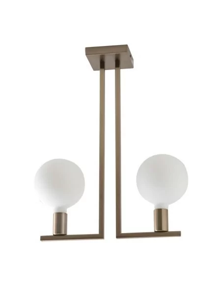 Rossini TWIN lampada da soffitto ottone satinato