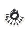 Lustre d'extérieur Ideal Lux Fiesta SP10  E27 15 W