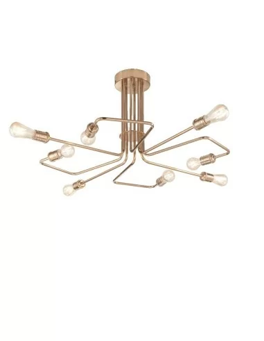 Ideal Lux Triumph PL8 plafoniera in metallo E27 60W