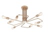 Ideal Lux Triumph PL8, plafonnier en métal, E27, 60 W