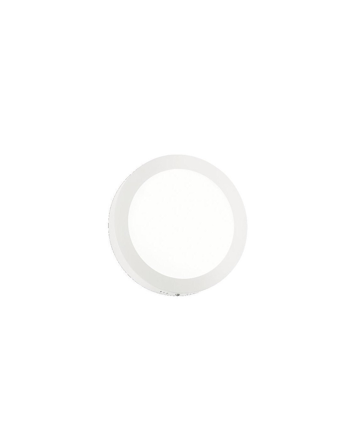 Ideal Lux Universal D22 Round applique bianca con diffusore a led