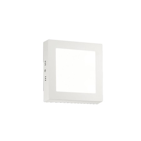 Ideal Lux Universal D17 Square : applique murale LED carrée blanche