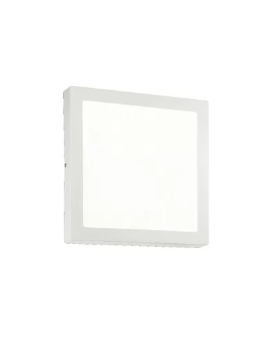 Ideal Lux Universal D22 Square applique plafoniera led quadrata bianca