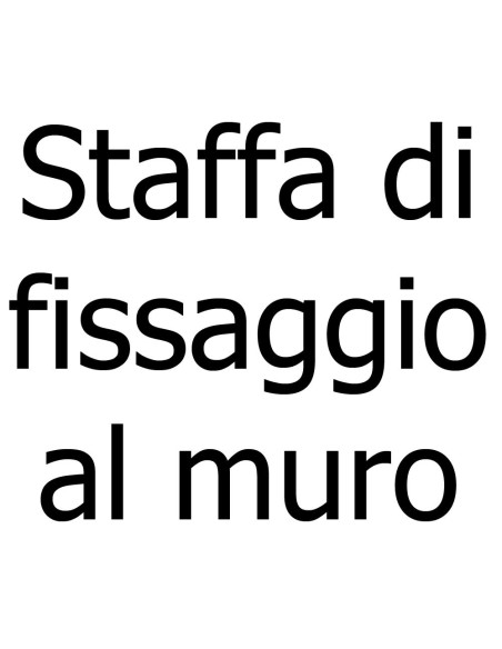 Staffa di fissaggio a muro per articoli 9010