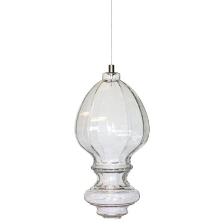 Karman Ceraunavolta AC134 7S INT lampada da soffitto in vetro trasparente. Richiedi lampadari Karman prezzi