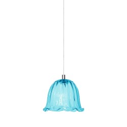 Karman Ceraunavolta AC134 5T INT lampada da soffitto in vetro blu Tiffany. Richiedi lampadari Karman prezzi