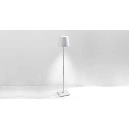 Ai Lati Light Poldina XXL lampada moderna bianca da terra e da tavolo