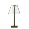 Rotaliana Dina+ lampada a batteria da tavolo, luce da tavolo ricaricabile, lampada da scrivania senza fili