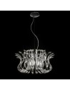 Wave 234.150 Metal lux lampadario classico in vetro