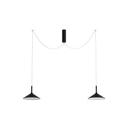 Rotaliana Dry H2 lampadario led a 2 luci