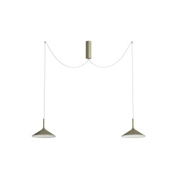 Rotaliana Dry H2 lampadario per cucina led  in alluminio satinato