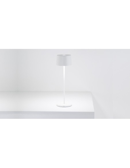 Zafferano Olivia lampada led moderna dimmerabile finitura corten