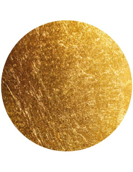 Zafferano Olivia luce led moderna dimmerabile finitura foglia oro
