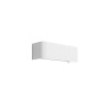 Rotaliana Dresscode W2 applique led a muro rettangolare bianca