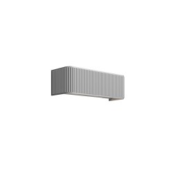 Rotaliana Dresscode W2 lampada  a parete led in alluminio satinato